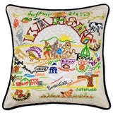 Kansas Embroidered CatStudio State Pillow-Pillow-CatStudio-Top Notch Gift Shop