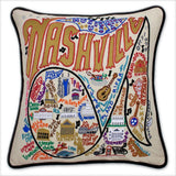 Nashville Embroidered CatStudio Pillow-Pillow-CatStudio-Top Notch Gift Shop