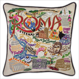 Rome Embroidered CatStudio Pillow-Pillow-CatStudio-Top Notch Gift Shop