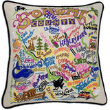 Sonoma County Embroidered CatStudio Pillow-Pillow-CatStudio-Top Notch Gift Shop