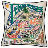 Tennessee Embroidered CatStudio State Pillow-Pillow-CatStudio-Top Notch Gift Shop