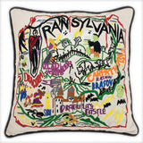 Transylvania Hand Embroidered CatStudio Pillow-Pillow-CatStudio-Top Notch Gift Shop