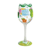 Happy August Wine Glass by Lolita®-Wine Glass-Designs by Lolita® (Enesco)-Top Notch Gift Shop