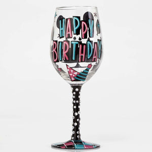 Happy Day Wine Glass by Lolita®-Wine Glass-Designs by Lolita® (Enesco)-Top Notch Gift Shop