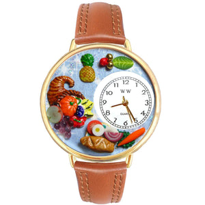 Holiday Feast Watch in Gold (Large)-Watch-Whimsical Gifts-Top Notch Gift Shop