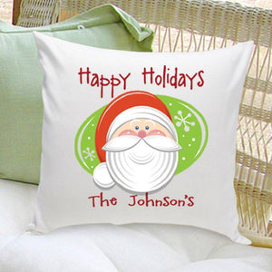 Santa Personalized Holiday Throw Pillow-Pillow-JDS Marketing-Top Notch Gift Shop