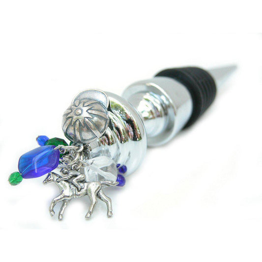 Horseracing Wine Bottle Stopper-Bottle Stopper-Classic Legacy-Top Notch Gift Shop