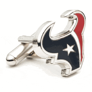 Houston Texans Enamel Cufflinks-Cufflinks, Inc.-Top Notch Gift Shop