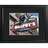 Houston Texans Personalized Tavern Sign Print with Matted Frame-Print-JDS Marketing-Top Notch Gift Shop