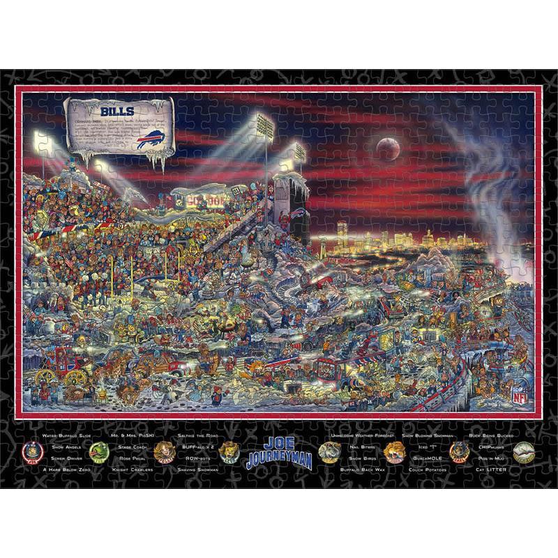 Buffalo Bills Joe Journeyman Puzzle-Puzzle-IDNA Brands-Top Notch Gift Shop