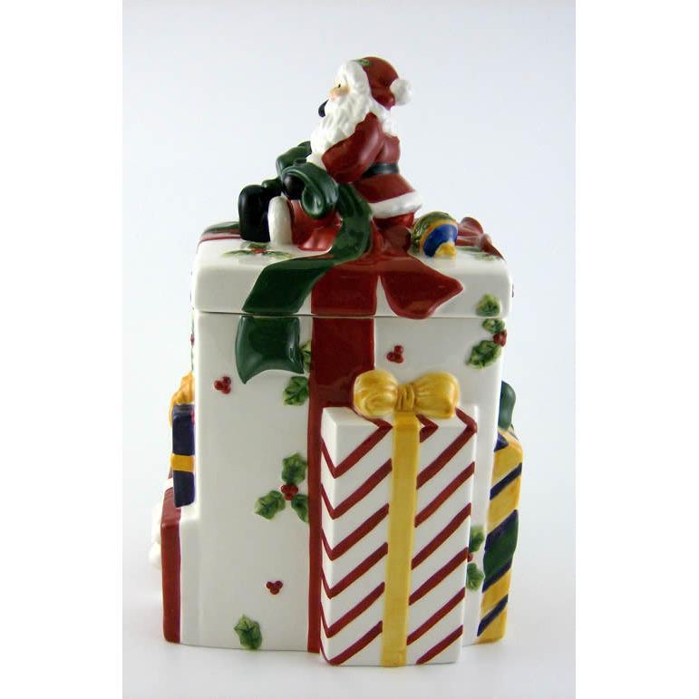 Santa Gift-Pack Christmas Ceramic Cookie Jar-Cookie Jar-Cosmos Gifts-Top Notch Gift Shop