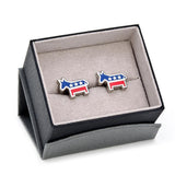 Democratic Donkey Cufflinks-Cufflinks-Cufflinks, Inc.-Top Notch Gift Shop