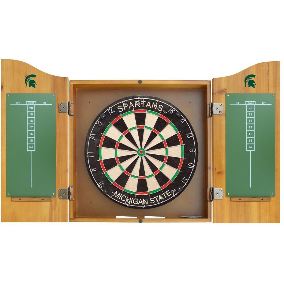 Michigan State Dart Cabinet-Dart Board-Imperial International-Top Notch Gift Shop