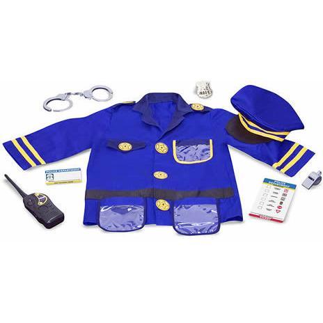 Police Officer Costume Role Play Set-Toy-Melissa & Doug-Top Notch Gift Shop