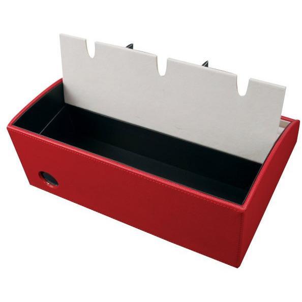 Amelia - Faux Leather Electronic Charging Station in Red-Jewelry Box-Mele & Co.-Top Notch Gift Shop