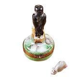 Falcon With Mouse Limoges Box by Rochard™-Limoges Box-Rochard-Top Notch Gift Shop