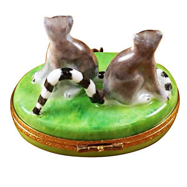 Lemur Monkeys Limoges Box by Rochard™-Limoges Box-Rochard-Top Notch Gift Shop