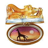 Lioness With Cubs Limoges Box by Rochard™-Limoges Box-Rochard-Top Notch Gift Shop