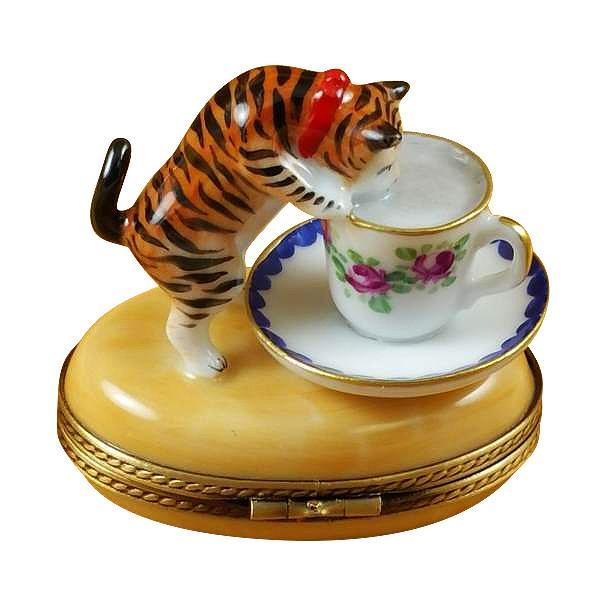 Cat With Milk Limoges Box by Rochard™-Limoges Box-Rochard-Top Notch Gift Shop