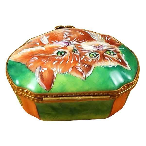 Studio Collection Two Cats Limoges Box by Rochard™-Limoges Box-Rochard-Top Notch Gift Shop