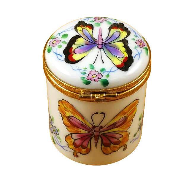 Butterfly Stamp Holder Limoges Box by Rochard™-Limoges Box-Rochard-Top Notch Gift Shop