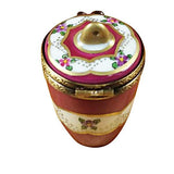 Burgundy Urn With Gold Handle Limoges Box by Rochard™-Limoges Box-Rochard-Top Notch Gift Shop
