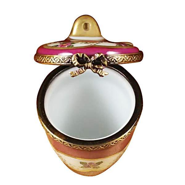 Burgundy Urn With Gold Handle Limoges Box by Rochard™-Limoges Box-Rochard-Top Notch Gift Shop