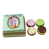 Square Box With Macarons De Paris Limoges Box by Rochard™-Limoges Box-Rochard-Top Notch Gift Shop