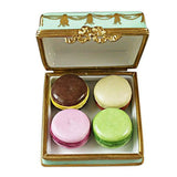 Square Box With Macarons De Paris Limoges Box by Rochard™-Limoges Box-Rochard-Top Notch Gift Shop