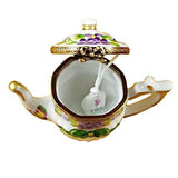 Teapot-Butterfly Limoges Box by Rochard™-Limoges Box-Rochard-Top Notch Gift Shop