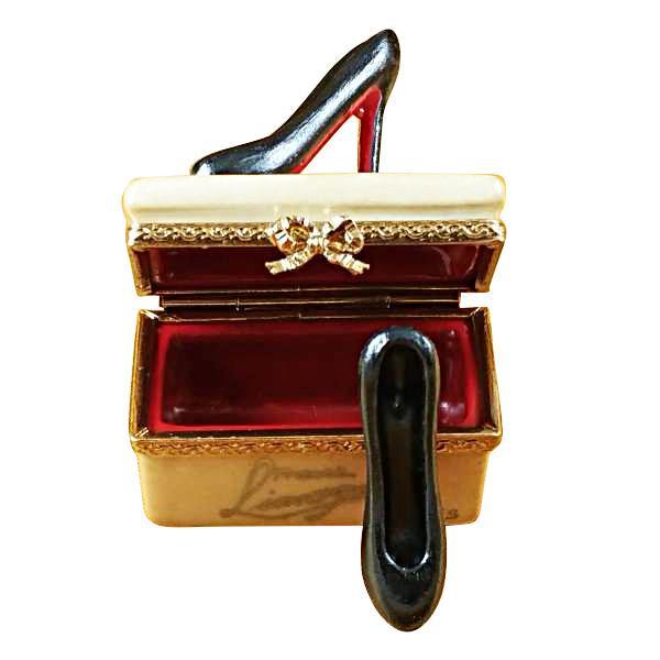 Shoe Box With Stilettos Limoges Box by Rochard™-Limoges Box-Rochard-Top Notch Gift Shop