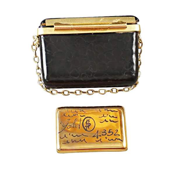 Black Purse Limoges Box by Rochard™-Limoges Box-Rochard-Top Notch Gift Shop