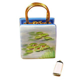 Monet Bag With Bridge And Water Lily Limoges Box by Rochard™-Limoges Box-Rochard-Top Notch Gift Shop