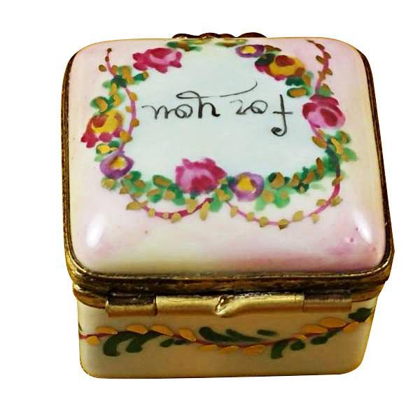 Square - For You Limoges Box by Rochard™-Limoges Box-Rochard-Top Notch Gift Shop