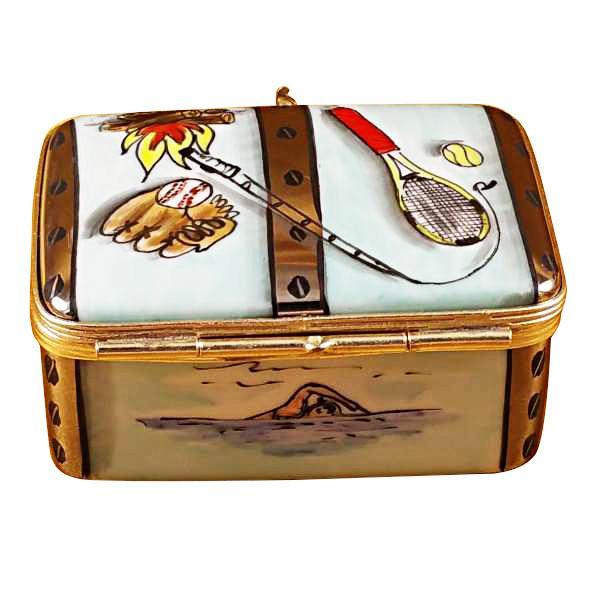 Camp Trunk Limoges Box by Rochard™-Limoges Box-Rochard-Top Notch Gift Shop