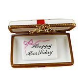 Gift Box With Red Bow - Happy Birthday Limoges Box by Rochard™-Limoges Box-Rochard-Top Notch Gift Shop