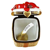Love Gift Box With Xo/Xo And Removable Kiss Limoges Box by Rochard™-Limoges Box-Rochard-Top Notch Gift Shop