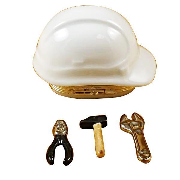 Hard Hat With Tools Limoges Box by Rochard™-Limoges Box-Rochard-Top Notch Gift Shop