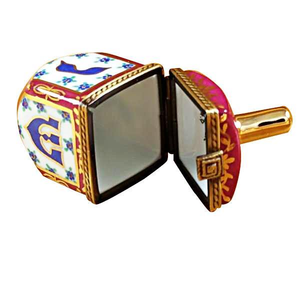 Dreidel Blue/Maroon Limoges Box by Rochard™-Limoges Box-Rochard-Top Notch Gift Shop