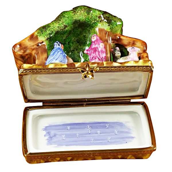 Manger-Nativity Limoges Box by Rochard™-Limoges Box-Rochard-Top Notch Gift Shop