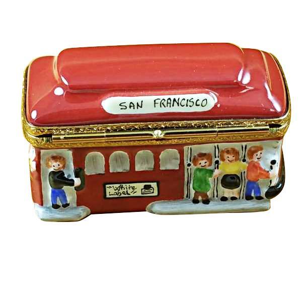 San Francisco Cable Car Limoges Box by Rochard™-Limoges Box-Rochard-Top Notch Gift Shop