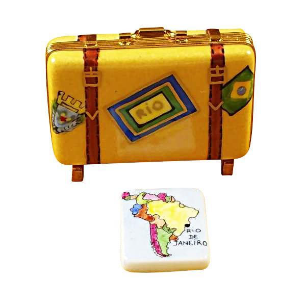 Rio Suitcase Limoges Box by Rochard™-Limoges Box-Rochard-Top Notch Gift Shop