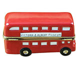 London Double Decker Bus With Removable Ticket Limoges Box by Rochard™-Limoges Box-Rochard-Top Notch Gift Shop