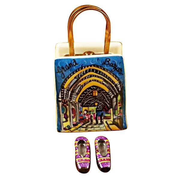 Istanbul Turkey Shopping Bag Limoges Box by Rochard™-Limoges Box-Rochard-Top Notch Gift Shop