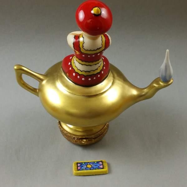 Aladdin in Magic Lamp with Carpet Limoges Box by Rochard™-Limoges Box-Rochard-Top Notch Gift Shop