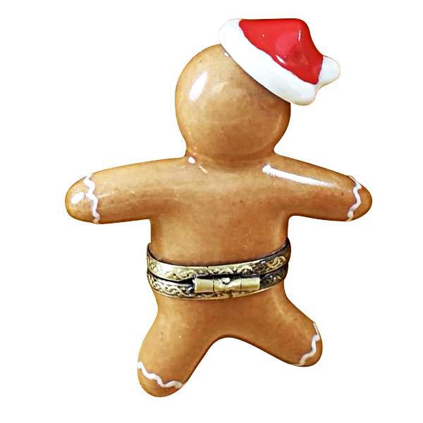 Santa Gingerbread Man and Peppermint Candy Limoges Box by Rochard™-Limoges Box-Rochard-Top Notch Gift Shop