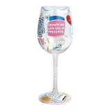 Happy April Wine Glass by Lolita®-Wine Glass-Designs by Lolita® (Enesco)-Top Notch Gift Shop