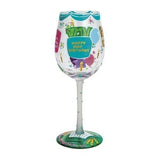 Happy May Wine Glass by Lolita®-Wine Glass-Designs by Lolita® (Enesco)-Top Notch Gift Shop