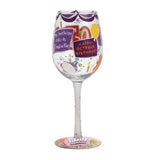 Happy October Wine Glass by Lolita®-Wine Glass-Designs by Lolita® (Enesco)-Top Notch Gift Shop