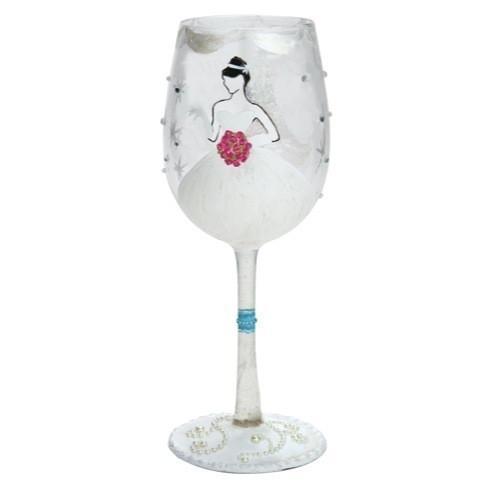 Fairytale Bride Wine Glass by Lolita®-Wine Glass-Designs by Lolita® (Enesco)-Top Notch Gift Shop